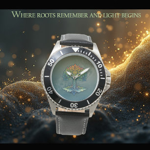 Baum des Lebens - Wandelndes Morgenrot Armbanduhr