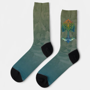 Baum des Lebens - Wandelndes Morgenrot  Socken