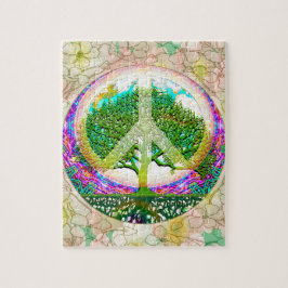 Baum des Lebens - Weltfrieden Puzzle