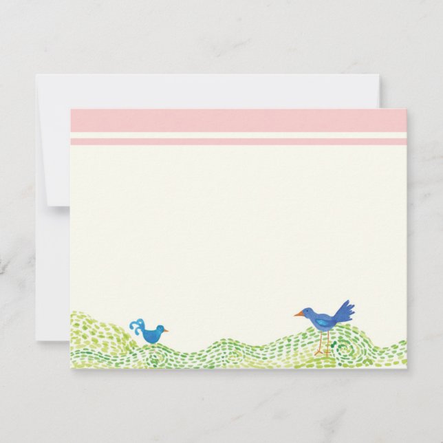 Baum des Lebens, Whimsical Girl Danke, dass du Kar Einladung (Vorderseite)