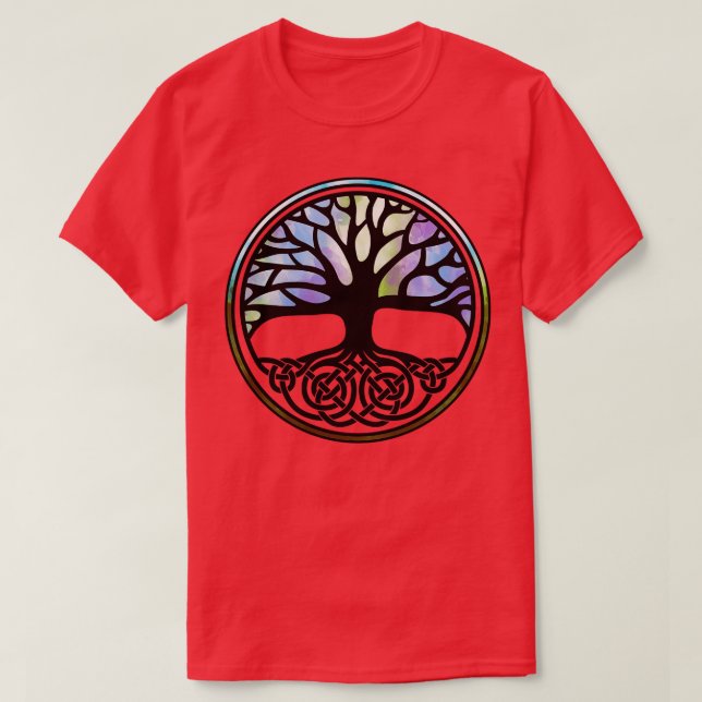 Baum des Lebens Yggdrasil 2 T-Shirt (Design vorne)