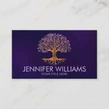 Baum des Lebens - Yggdrasil - Amethyst-Blätter