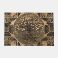 Baum des Lebens - Yggdrasil - Holz und Gold