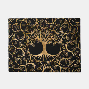 Baum des Lebens - Yggdrasil Mandala Fußmatte