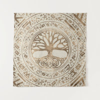 Baum des Lebens - Yggdrasil-Runenmuster