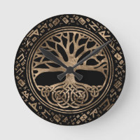 Baum des Lebens - Yggdrasil Runic Pattern