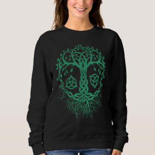 Baum des Lebens Yggdrasil Wikinger keltische nordi Sweatshirt