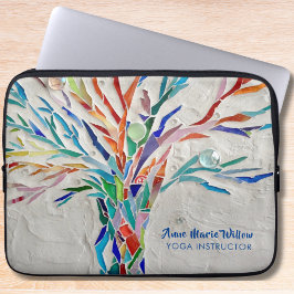 Baum des Lebens Yoga Instructor Laptopschutzhülle