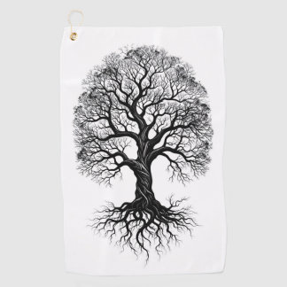 Baum des Lebens Zen Golf Handtuch