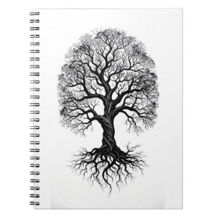 Baum des Lebens Zen Klassisches Notizbuch Notizblock