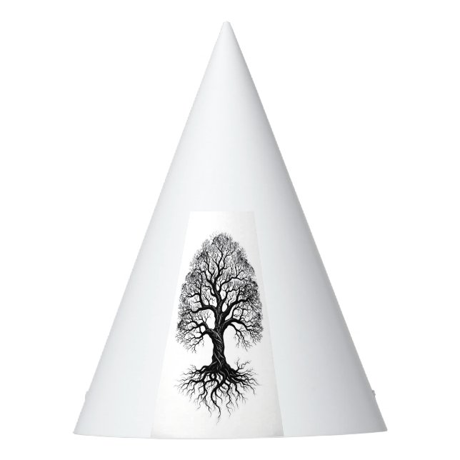 Baum des Lebens Zen-Partyhut Partyhütchen (Vorderseite)
