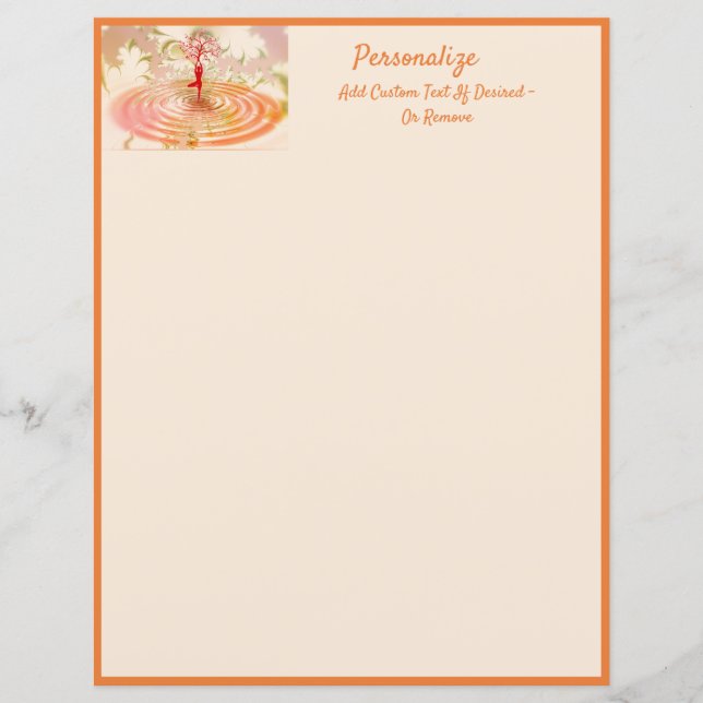 Baum des Lebens Zen Yoga Namaste Personalisiert (Vorderseite)