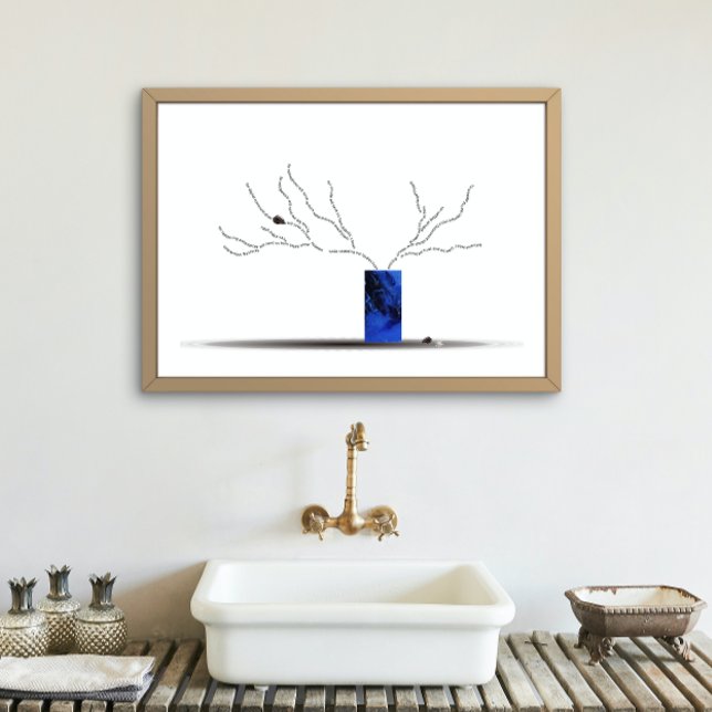 Baum des Lebensgedichts Biologie Medizin Naturwiss Poster (Von Creator hochgeladen)