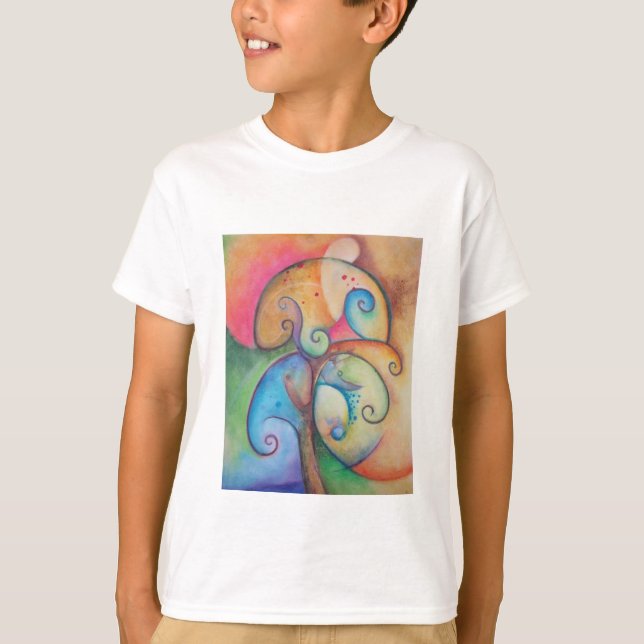 Baum des Lebensgemäldes T-Shirt (Vorderseite)