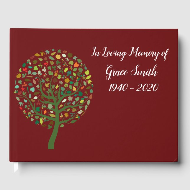 Baum des Lebenskunstbeergehrens Gästebuch (Vorderseite)