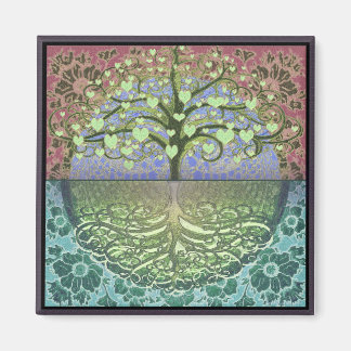 Baum des Lebenswissens und Liebe Magnet