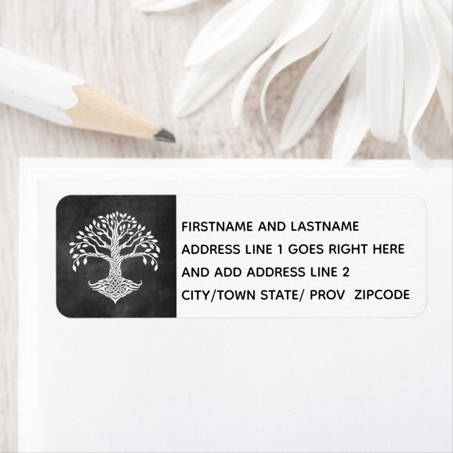 Baum des Lebenszeichen-Bildes auf Verlassen (Insitu)