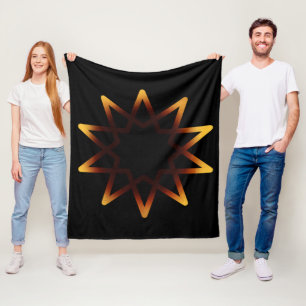 Baum des lebhaften Orangen-Symbols Fleecedecke