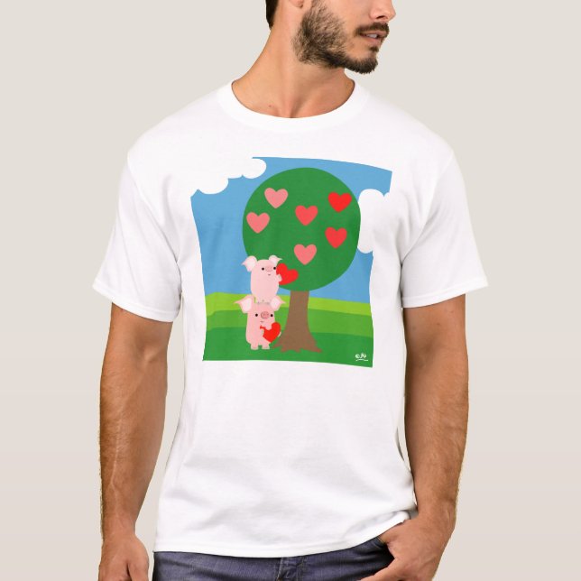 Baum des T - Shirt der Liebe (vorne Design) (Vorderseite)