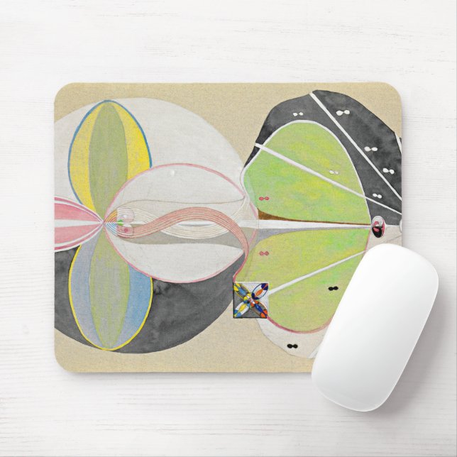 Baum des Wissens, Nr. 2, 1915, von Hilma af Klint Mousepad (Mit Mouse)