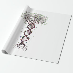 Baum DNA Genetik Biologie Umwelt Geschenkpapier