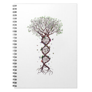Baum DNA Genetik Biologie Umwelt Notizblock