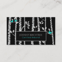 *~* Baum Doctor Birch Trees Arborist Blue Birds