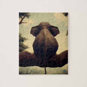 Baum Elefant - Puzzle