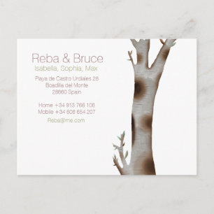 Baum Eleganz Postkarte