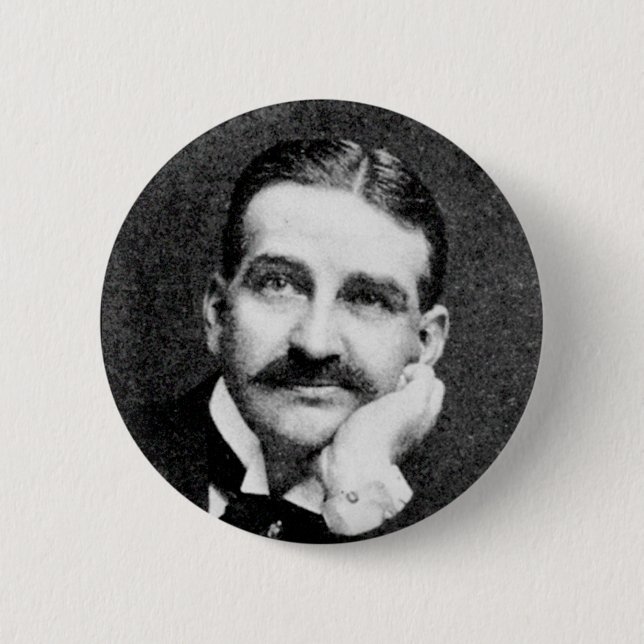 Baum ~ Frank Lyman Writer Wizard von Oz Button (Vorderseite)