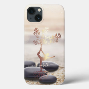 Baum Frauen Silhouette Zen Steine Case-Mate iPhone Hülle