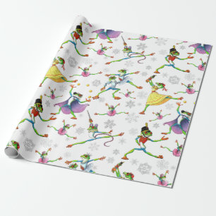 Baum Frog Nutcracker Ballet Geschenkpapier