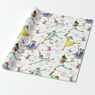Baum Frog Nutcracker Ballet Geschenkpapier