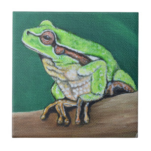 Baum Frog Painting Fliese