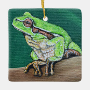 Baum Frog Painting Keramikornament