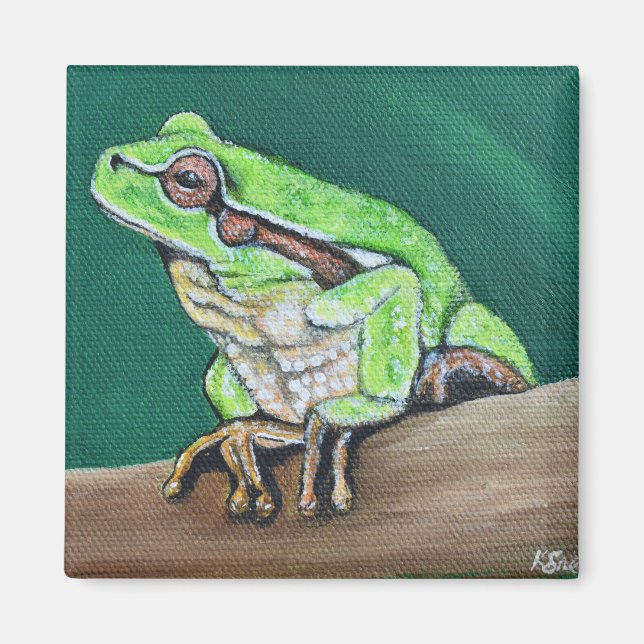 Baum Frog Painting Magnet (Vorne)