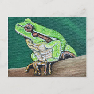 Baum Frog Painting Postkarte