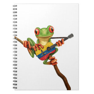 Baum-Frosch, der kolumbianisches Notizblock