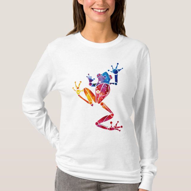 Baum-Frosch-lang Sleeved Shirt (Vorderseite)