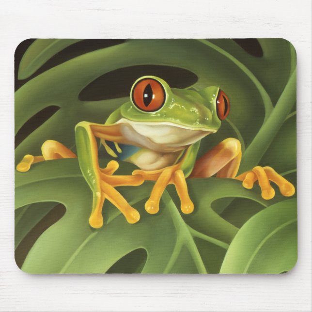 Baum-Frosch Mousepad (Vorne)