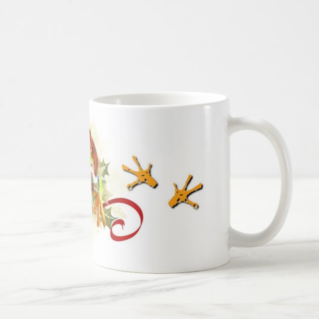 Baum-Frosch-WeihnachtsTasse Tasse (Rechts)