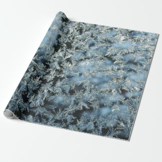 Baum-Frost-Natur-abstrakte photographische Kunst Geschenkpapier