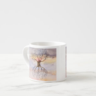 Baum gegen den Himmel Espressotasse