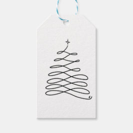 Baum-Geschenkmarke Geschenkanhänger