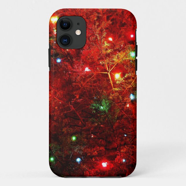 Baum-Glitzern Case-Mate iPhone Hülle (Rückseite)