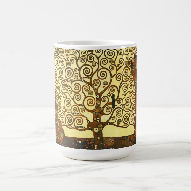 Baum Gustav Klimt der Leben-Tasse Kaffeetasse (Mittel)