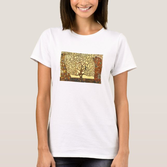 Baum Gustav Klimt des Leben-T - Shirt (Vorderseite)