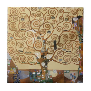Baum Gustav Klimt des Lebens Fliese