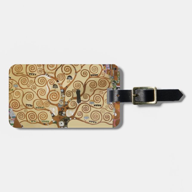 Baum Gustav Klimt des Lebens Gepäckanhänger (Vorderseite horizontal)