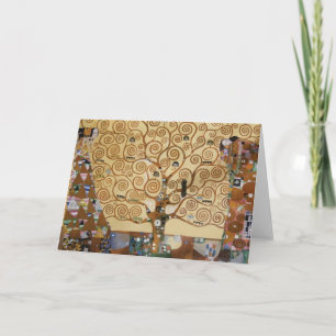 Baum Gustav Klimt des Lebens Karte